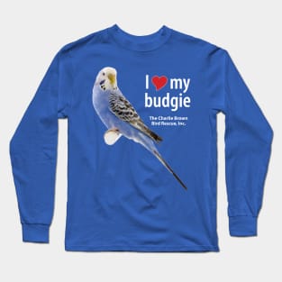 CB Blue Budgie 1 Long Sleeve T-Shirt